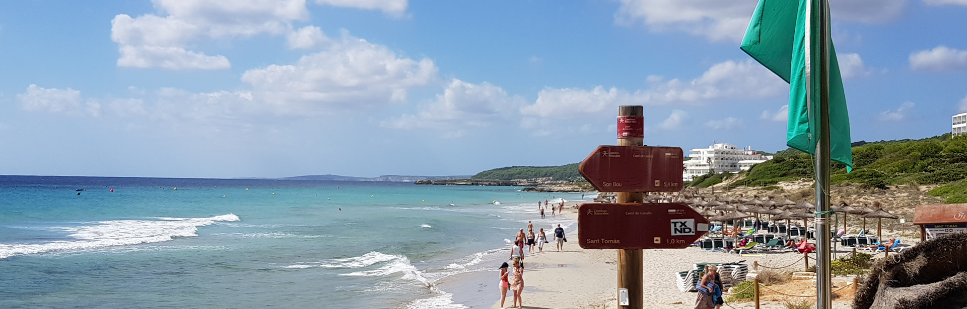 The beach is never far away...